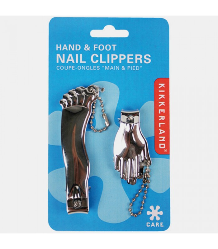 CORTA UÑAS MANO Y PIE PLATA  2 UDS 