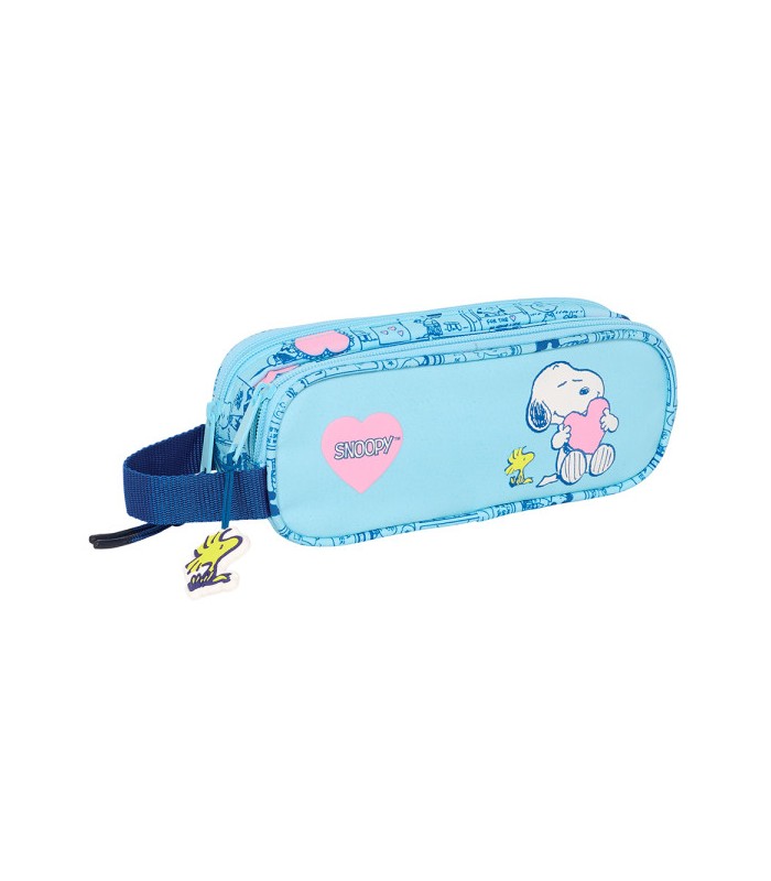 Portatodo Doble Snoopy  Love  21 x 8 x 6 cm 