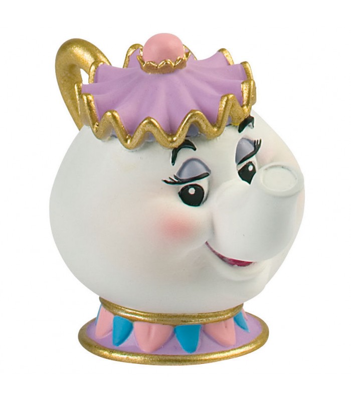 Figura Mrs  Potts La Bella y La Bestia Disney 10cm
