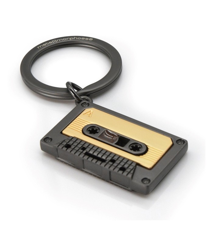 Llavero de casete de audio