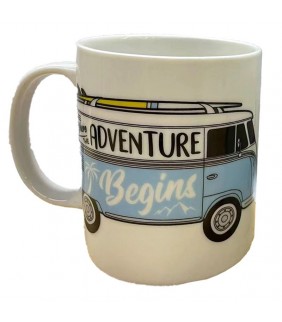 Taza de Porcelana Caravana Volkswagen VW T1 Camper