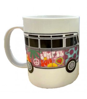 Taza de Porcelana Caravana Volkswagen Camper Love