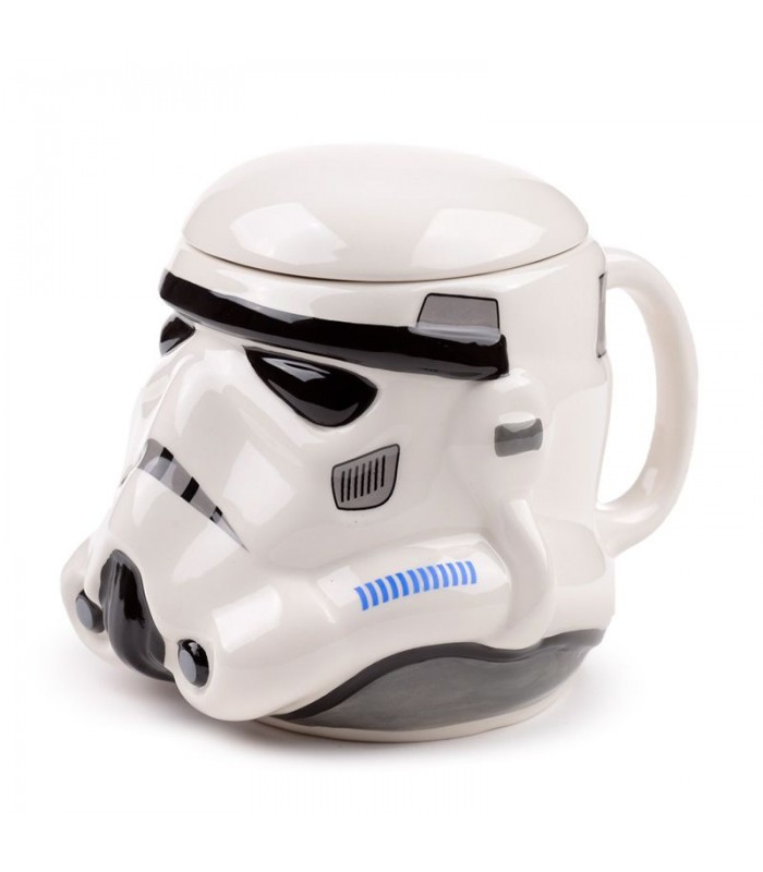 Taza de Cerámica 3D con Forma Casco Soldado Imperi