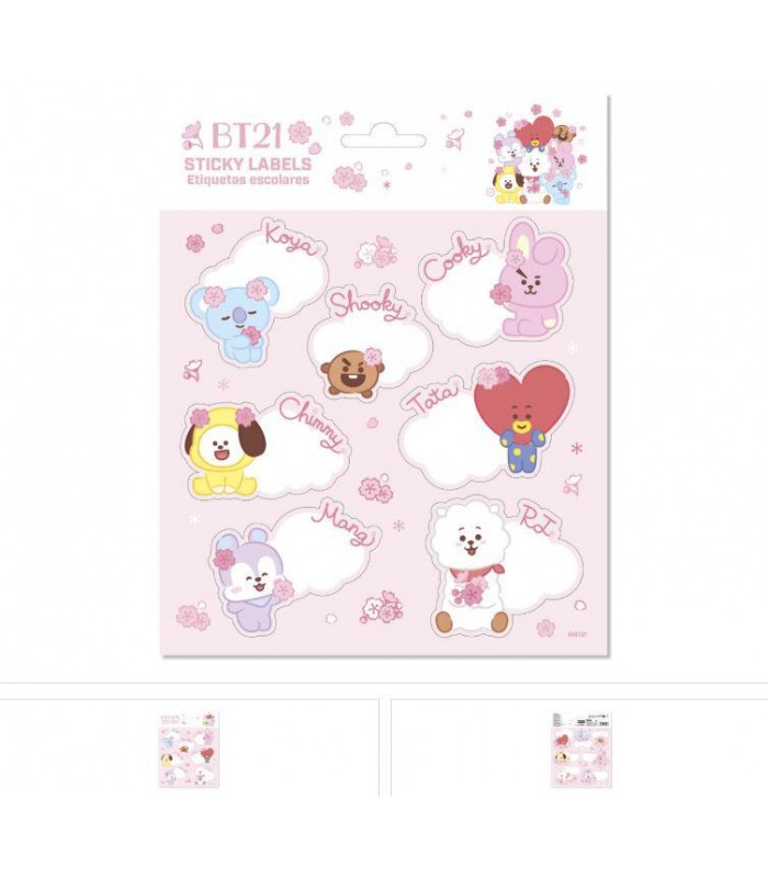 ETIQUETAS ADHESIVAS PREMIUM BT21