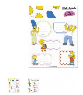 ETIQUETAS ADHESIVAS PREMIUM THE SIMPSONS