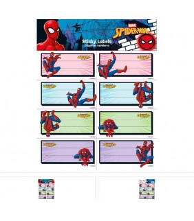 ETIQUETAS ADHESIVAS MARVEL SPIDERMAN