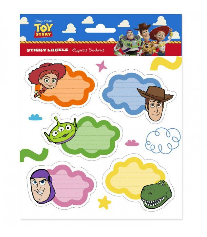 ETIQUETAS ADHESIVAS PREMIUM DISNEY PIXAR TOY STORY