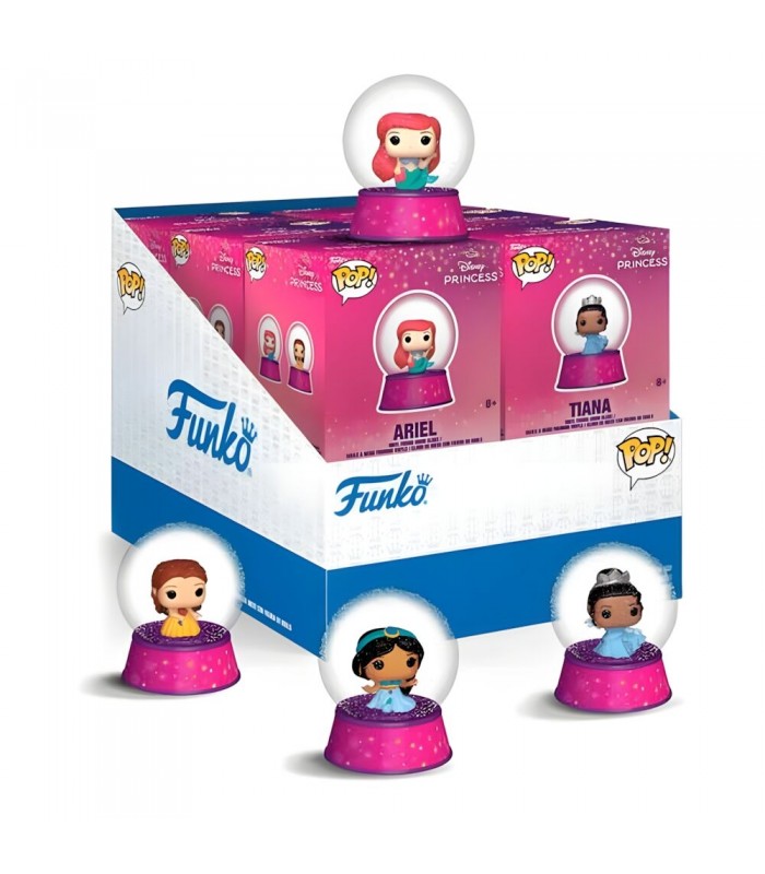 Figura Mystery Mini Bola de Nieve Princesas Disney