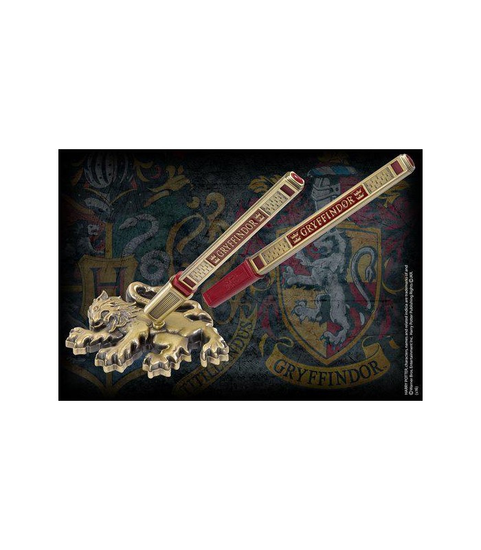 BOLIGRAFO Y SOPORTE HARRY POTTER GRYFFINDOR