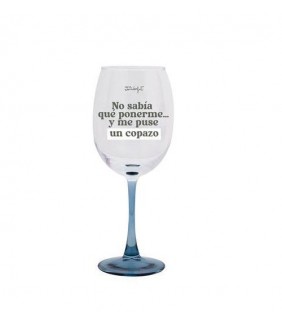 Mr Wonderful Copa de vino No sabía qué ponerme… 