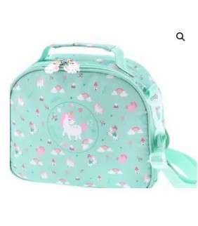 BOLSA TERMICA UNICORNIOS VERDE