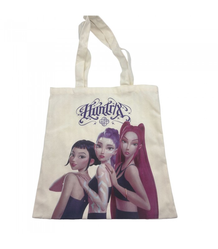 BOLSA TELA ALGODON GUERRERAS K-POP HUNTRIX