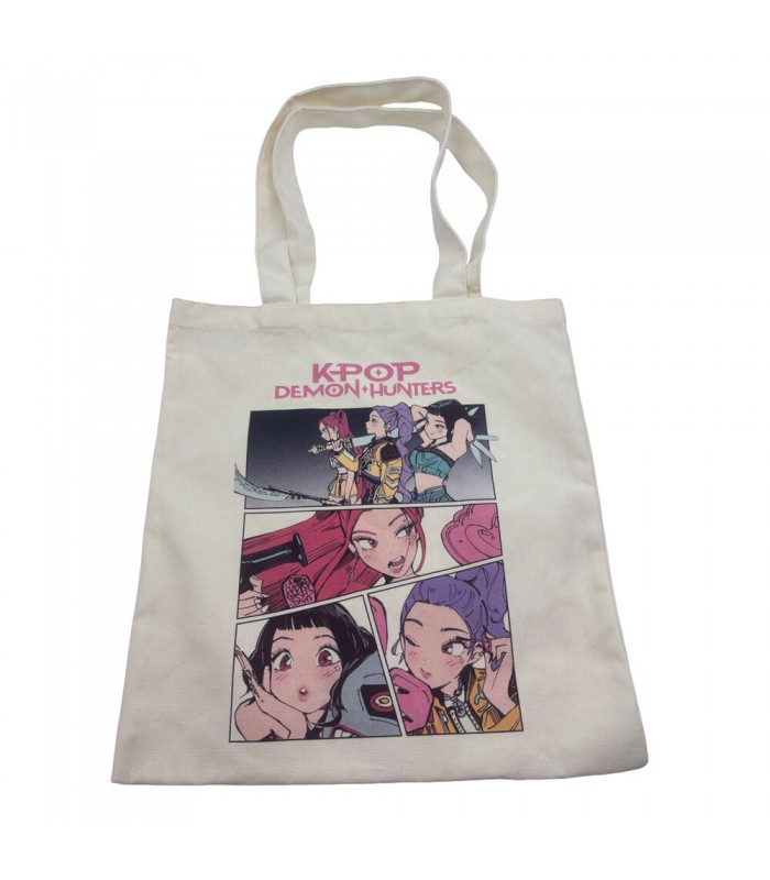 BOLSA TELA ALGODON GUERRERAS K-POP COMIC