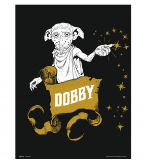 PRINT 30X40CM HARRY POTTER DOBBY