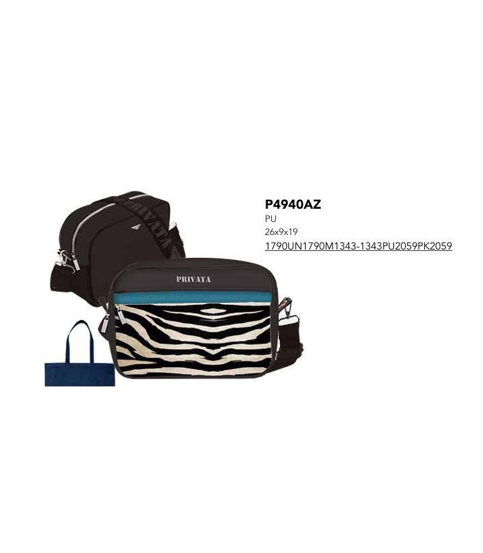 Bandolera Privata Kenya azul