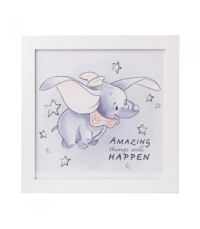 PRINT ENMARCADO 30X30 CM DISNEY DUMBO