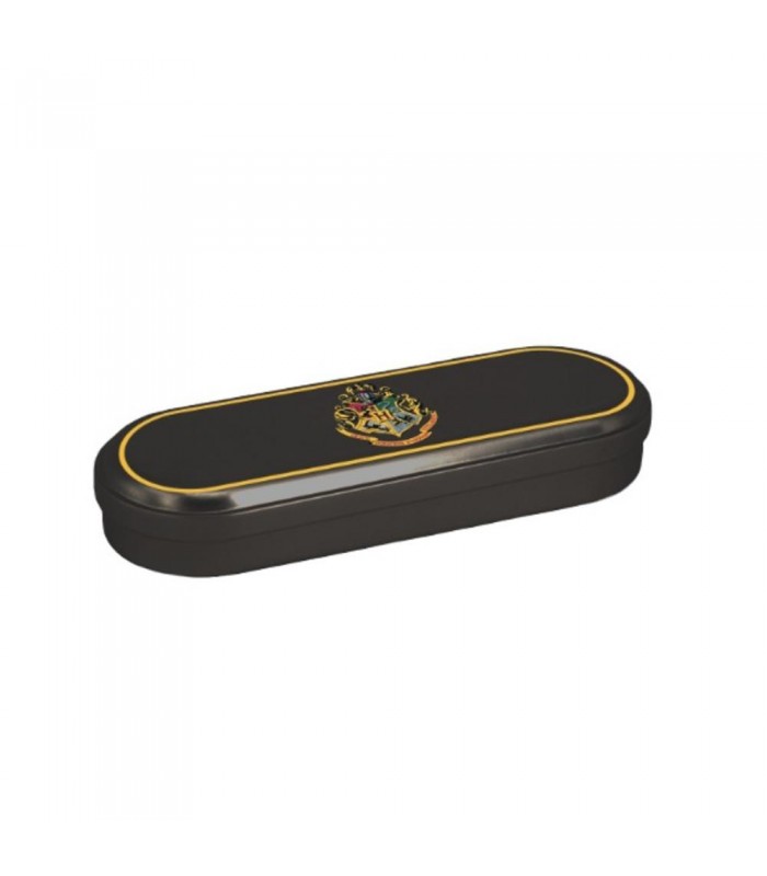 ESTUCHE METALICO HARRY POTTER HOGWARTS ESCUDO