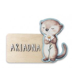 PLACA PERSONALIZABLE NUTRIA