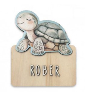 PLACA PERSONALIZABLE TORTUGA