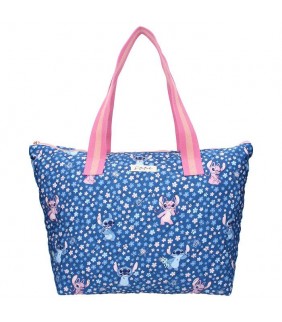 BOLSO SHOPPING ACOLCHADO CON ASAS STITCH FAMOUS FL