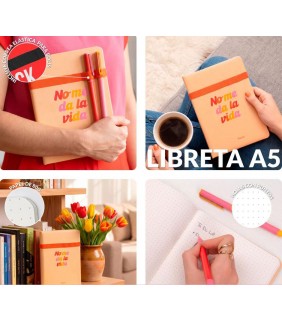 LIBRETA A5 NO ME DA LA VIDA 