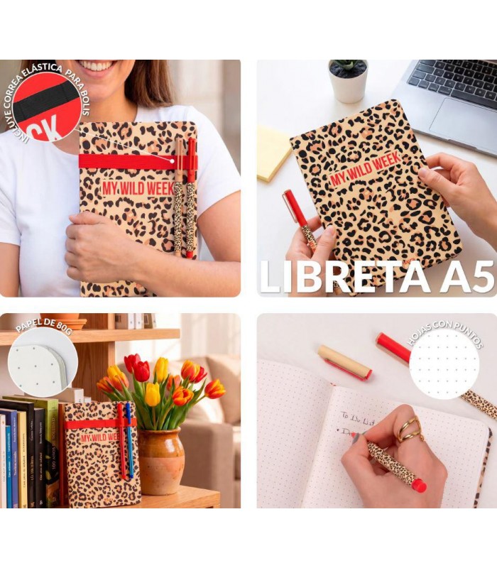 LIBRETA A5 MY WILD WEEK