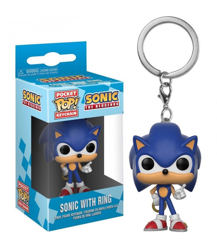 Llavero Pocket POP Sonic with Ring