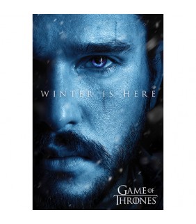 POSTER JUEGO DE TRONOS WINTER IS HERE JON