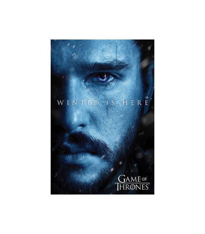 POSTER JUEGO DE TRONOS WINTER IS HERE JON