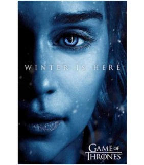 Poster con diseño Game Of Thrones Winter Is Here 