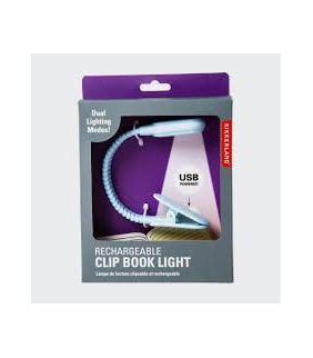 Lampara de Lectura Rechargeable Clip Book Light Bl