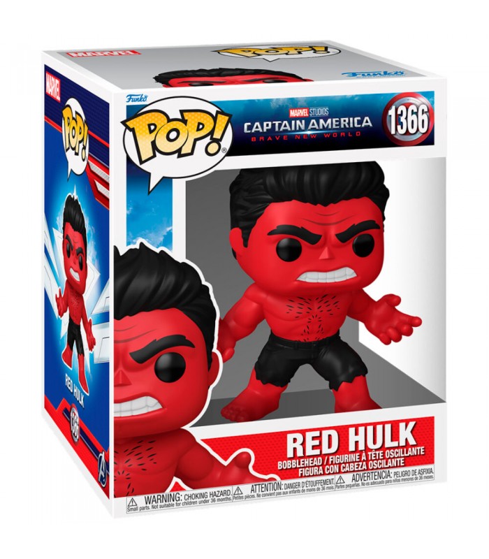 Figura POP Super Marvel Capitan America Red Hulk
