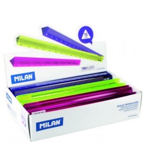 EXPOSITOR 60 REGLAS MILAN TRIANGULAR COLORES SURTI