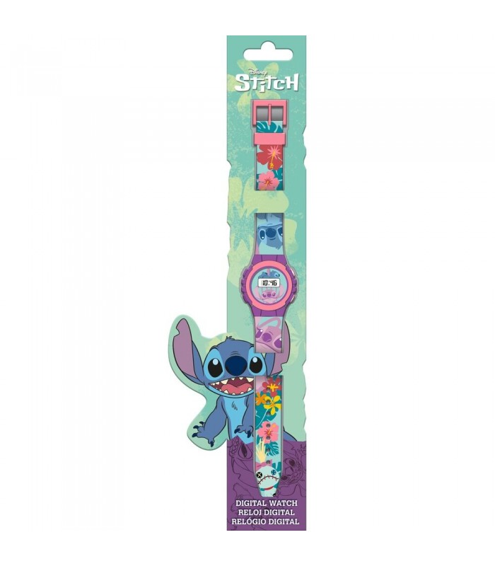 Reloj digital Stitch Disney Rosa