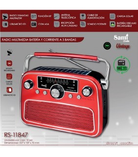 Rado Solar Bateri AC ROJO