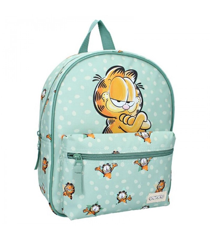 Mochila Garfield All Good  verde agua  30 cm