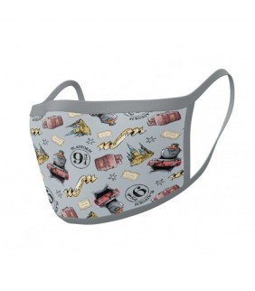Pack 2 mascarillas Hogwarts Express Adulto