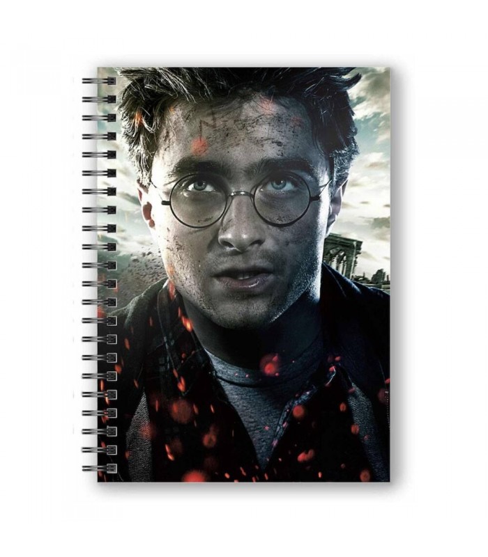 Libreta Efecto 3D Cara Harry Potter