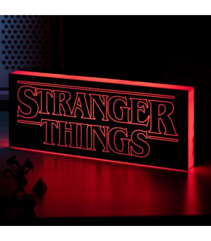 Lampara logo Stranger Things light 