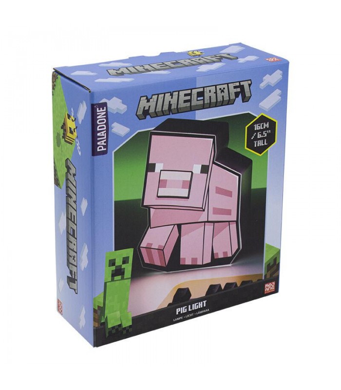 Lámpara Minecraft Cerdo  Pig Box 