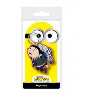 Llavero de caucho Minions Gru Jetpack