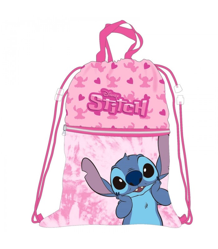 Saco Stitch Disney 45cm Rosa