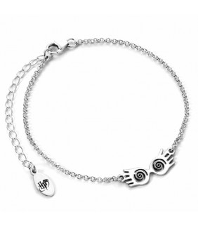 Harry Potter Sterling Silver Luna Specs Charm Brac