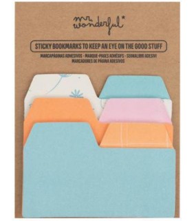 Mr  Wonderful - Marcapáginas adhesivos para no per