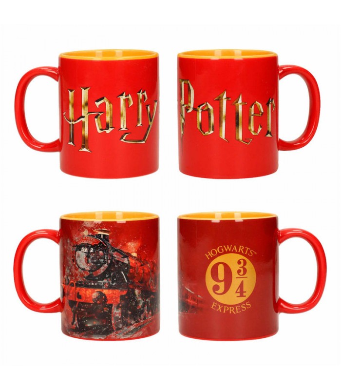 Set tazas logo Hogwarts Harry Potter
