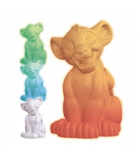 Lampara 3D Simba El Rey Leon Disney