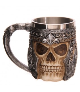 Jarra Decorativa - Calavera Guerrero