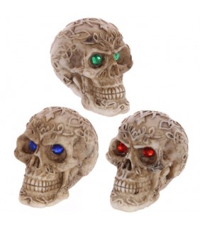 Figura Calavera - Mini Calaveras Celtas con Gemas 