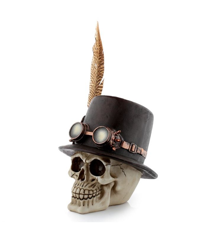 Figura Calavera - Calavera Decorativa Estilo Steam