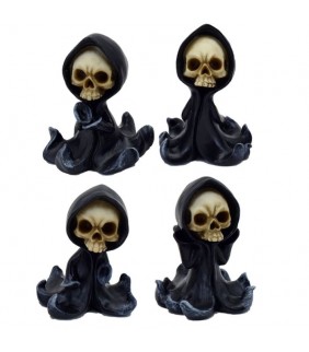 Mini Calavera Decorativa La Parca